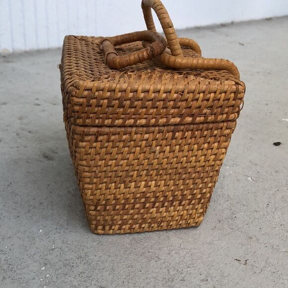 Vintage rattan bag   - Picture 2 of 7